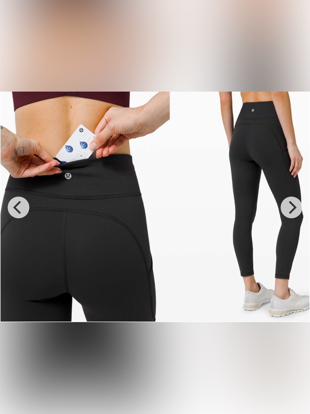Lululemon Invigorate HR Tight 25” 6 Black